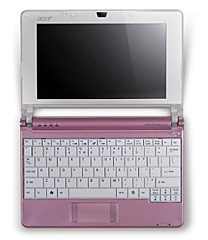 acer pink laptop