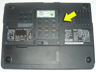 laptop memory panel 