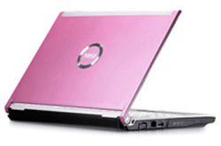 msi pink laptop