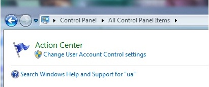 disable windows 7 user account control